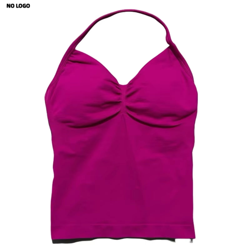 Longline Open Back Halter Top 