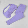 Two Piece Seamless leggings and Sports Bra Set 