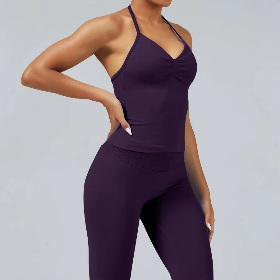 Longline Open Back Halter Top 
