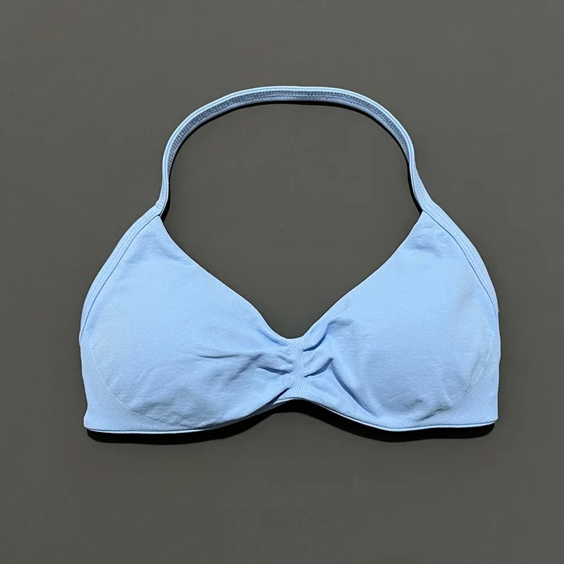 STRAPPY SEAMLESS YOGA BRA