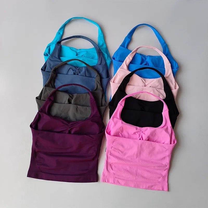 HALTER YOGA SPORTS BRA