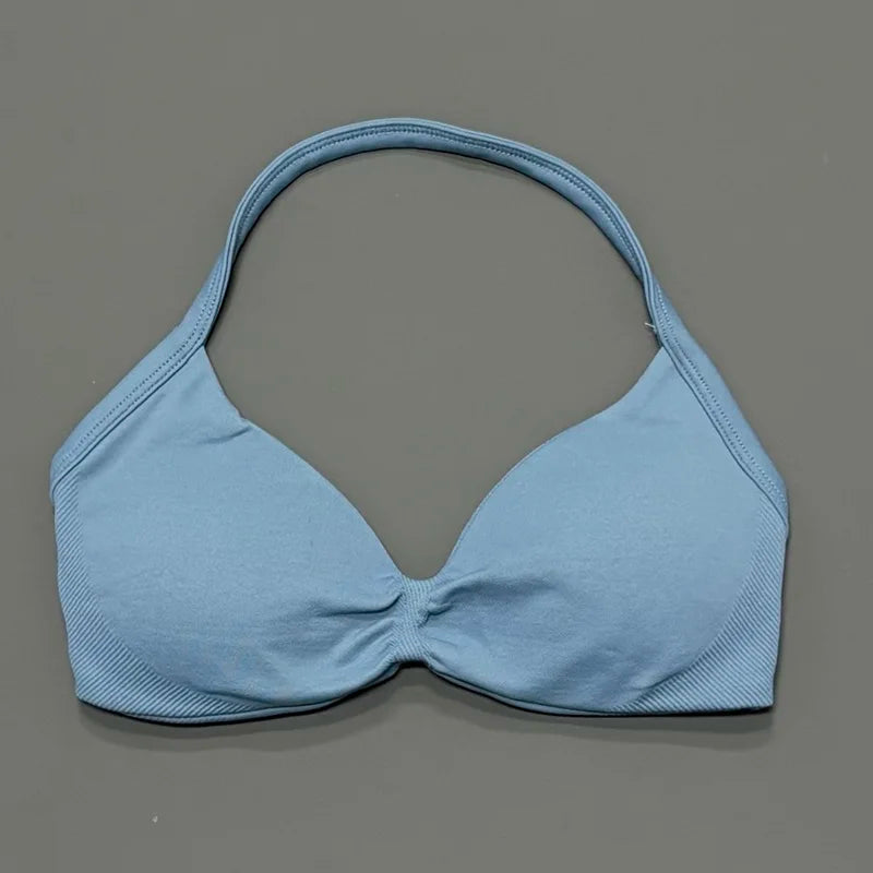 STRAPPY SEAMLESS YOGA BRA