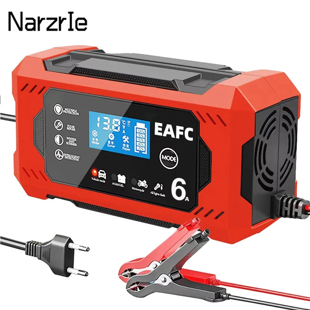 Smart LCD Car Battery Charger