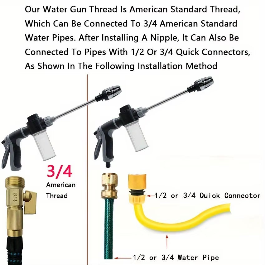 High-Pressure Car Washing Foam Gun