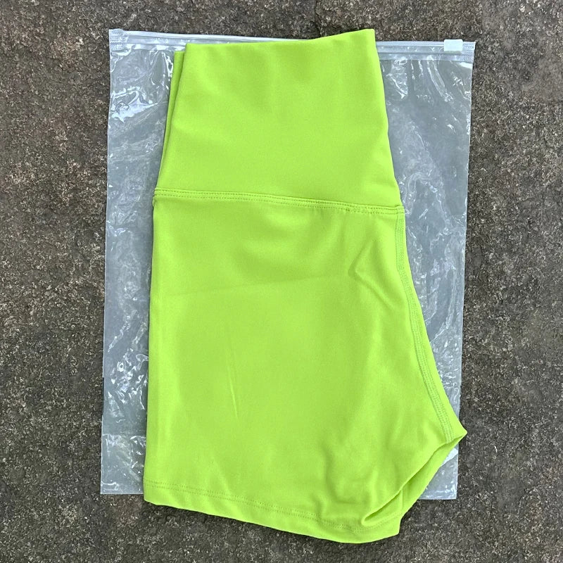 HIGH WAIST YOGA BIKER SHORTS