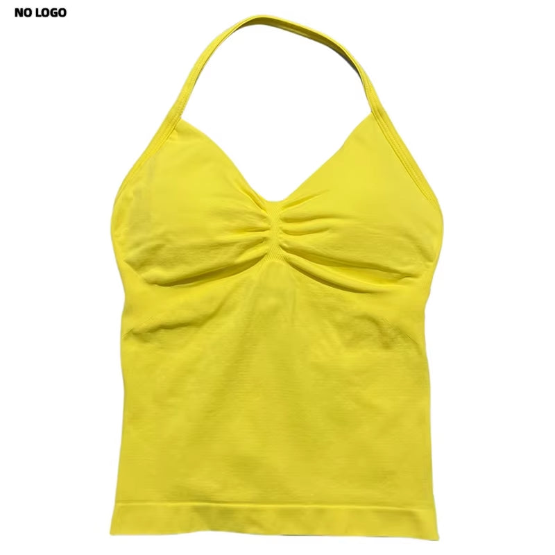 Longline Open Back Halter Top 