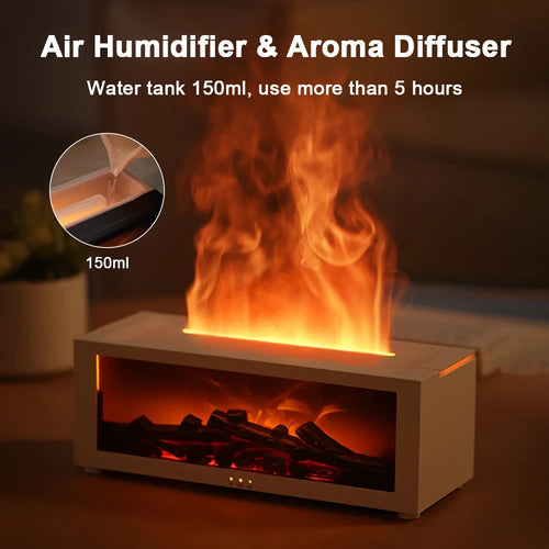 Flame Aroma Diffuser Humidifier
