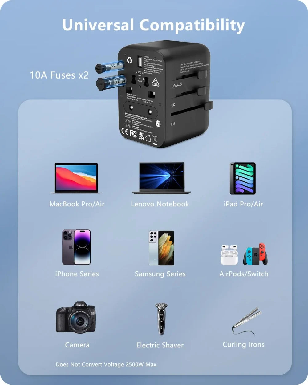 Universal Travel Power Adapter