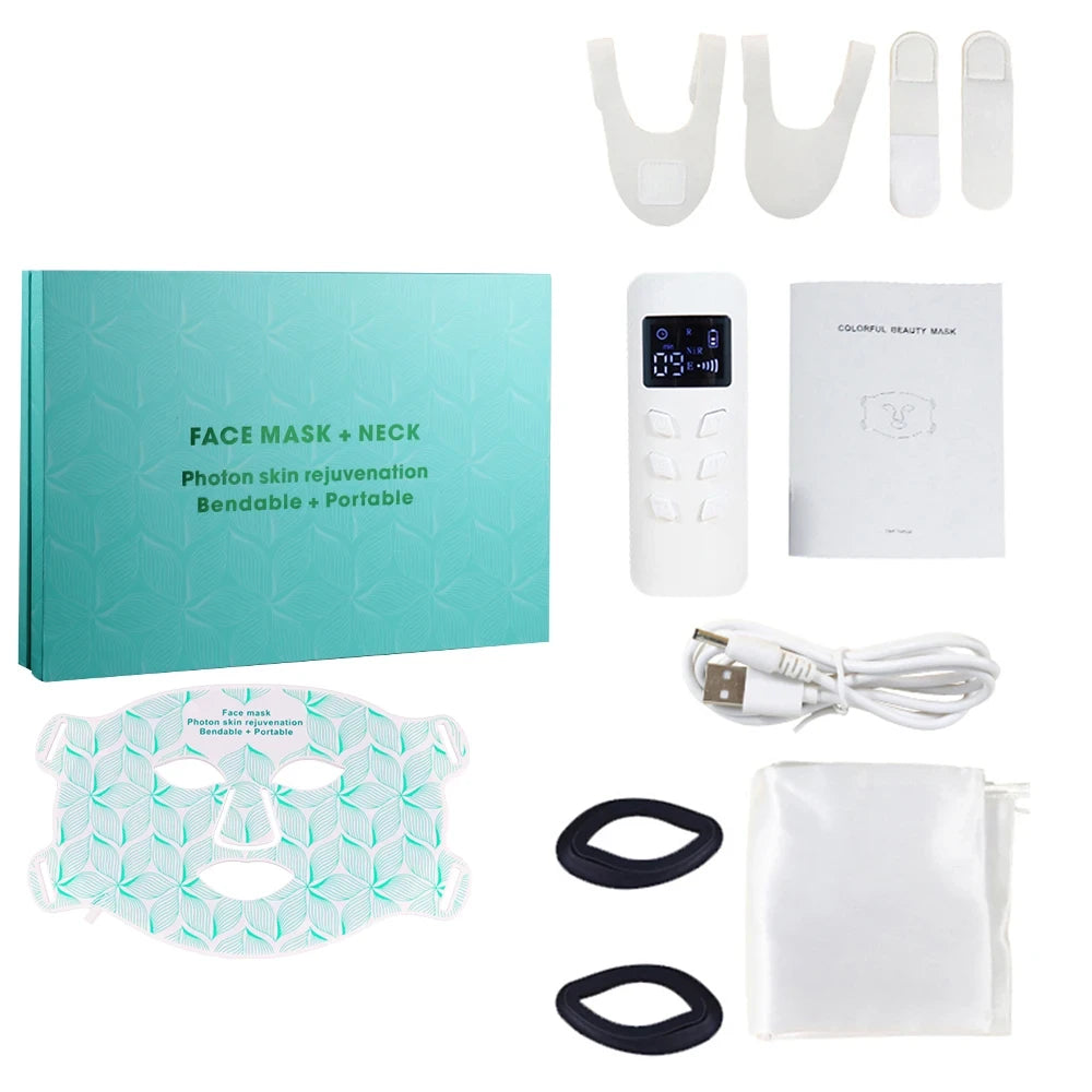 Facial LED Light Therapy Mask