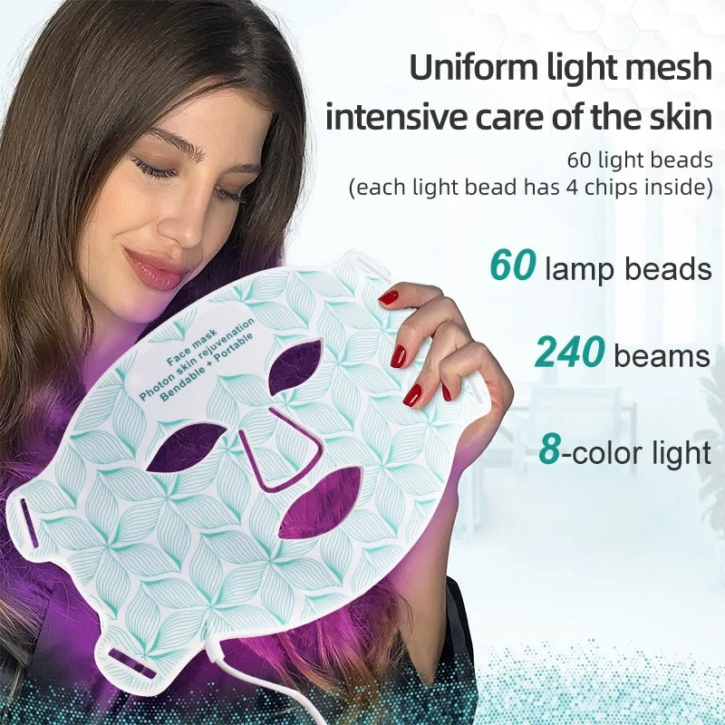Facial LED Light Therapy Mask