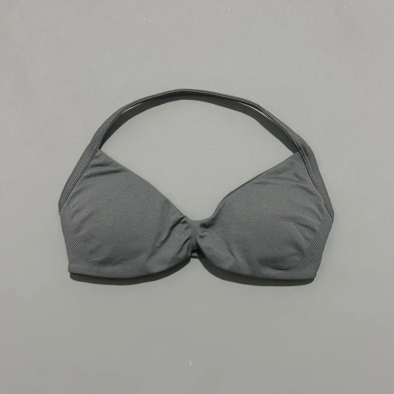STRAPPY SEAMLESS YOGA BRA