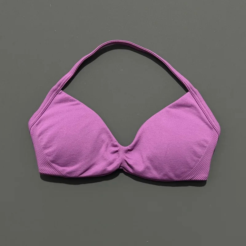 STRAPPY SEAMLESS YOGA BRA