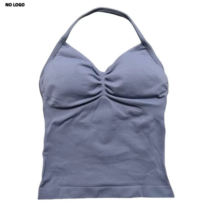 Longline Open Back Halter Top 