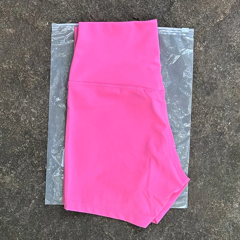 HIGH WAIST YOGA BIKER SHORTS