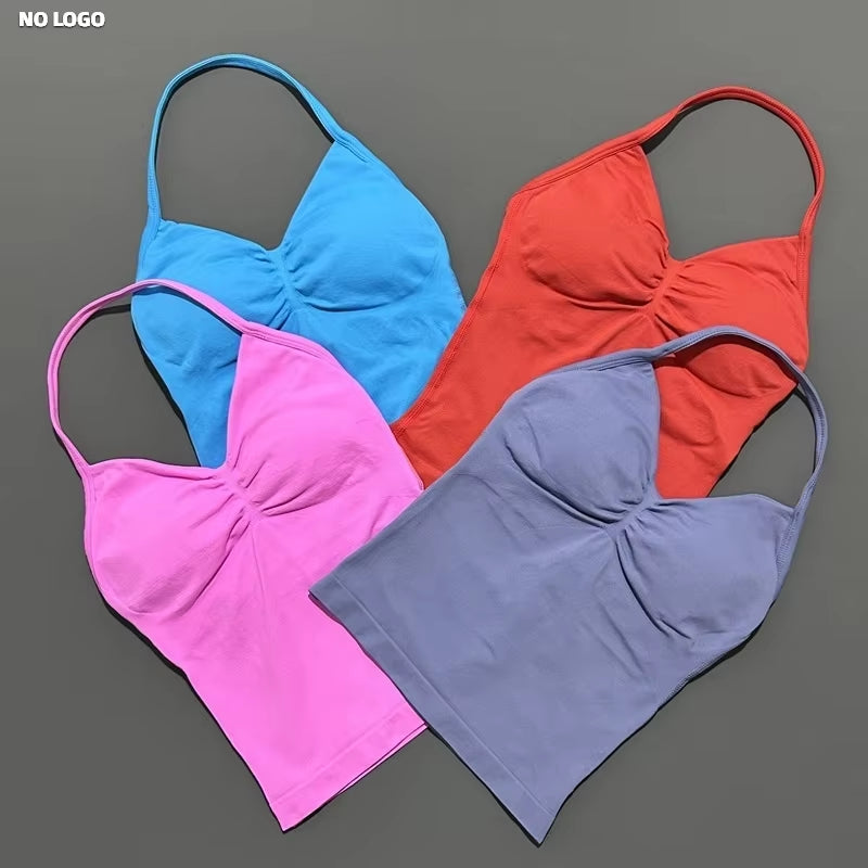 Longline Open Back Halter Top 