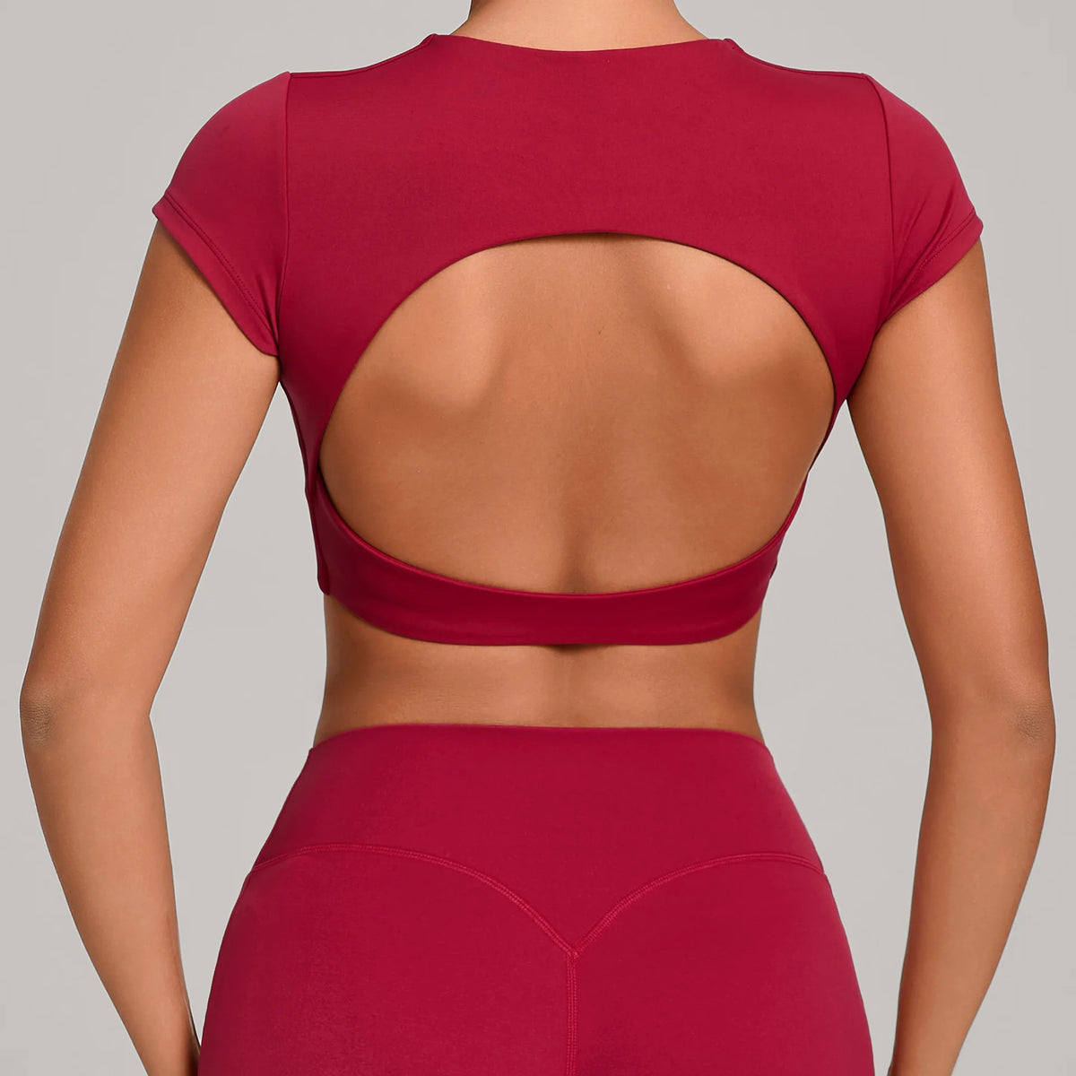Open Back Sports Bra