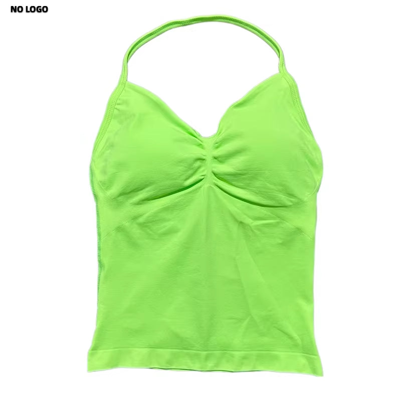 Longline Open Back Halter Top 