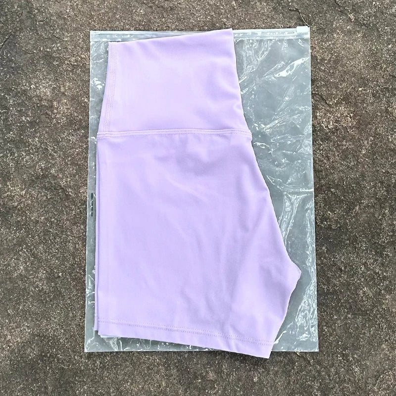 HIGH WAIST YOGA BIKER SHORTS
