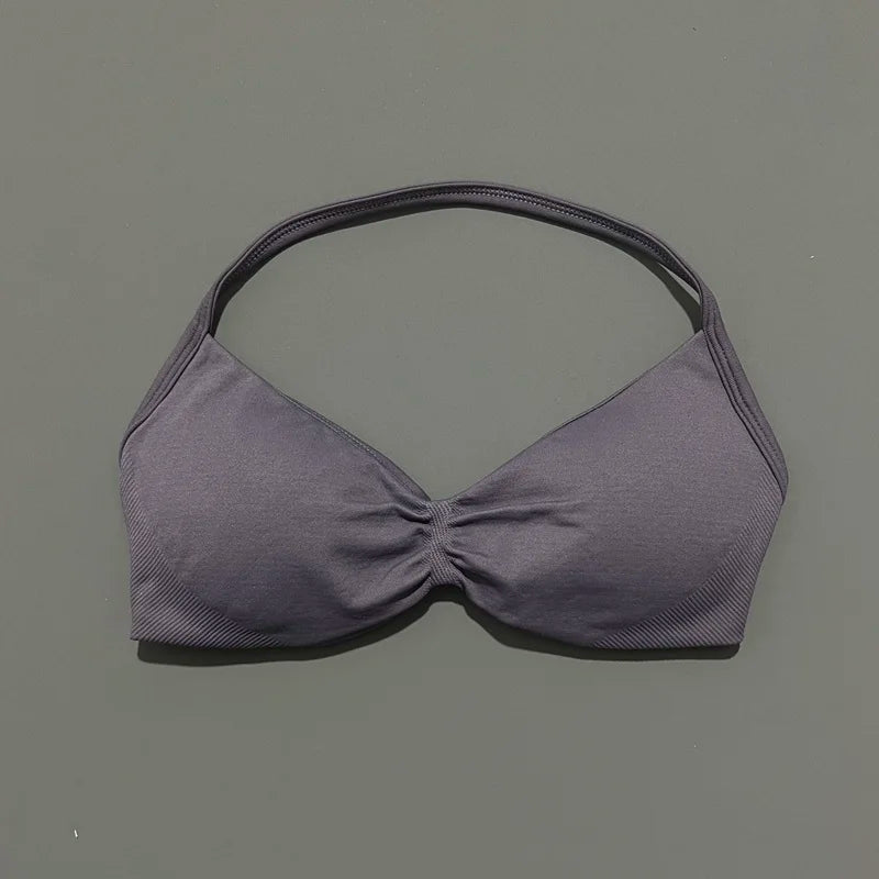 STRAPPY SEAMLESS YOGA BRA