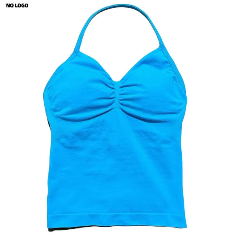 Longline Open Back Halter Top 