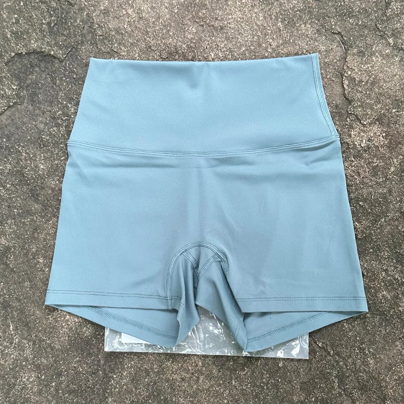 HIGH WAIST YOGA BIKER SHORTS