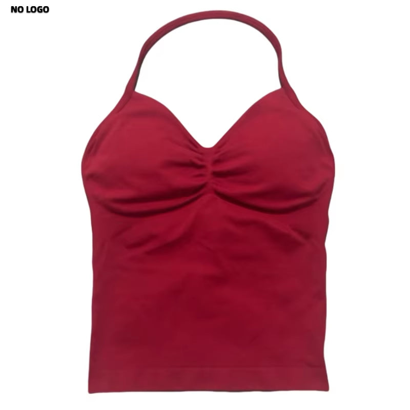 Longline Open Back Halter Top 