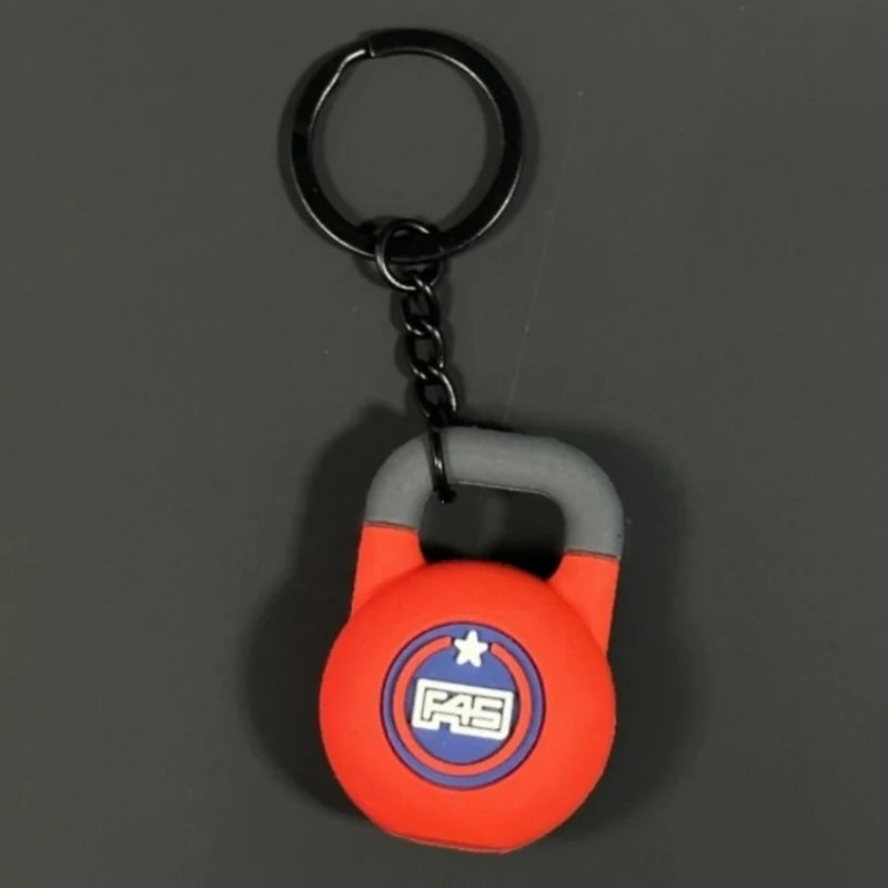 Silicone Dumbbell Keychain  Gym Lovers