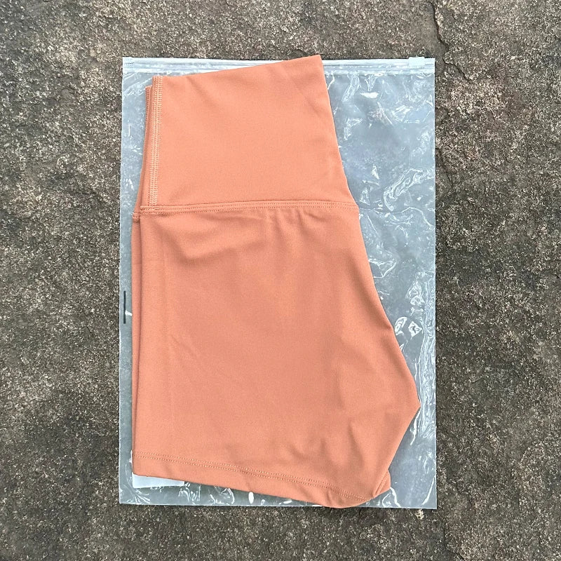HIGH WAIST YOGA BIKER SHORTS