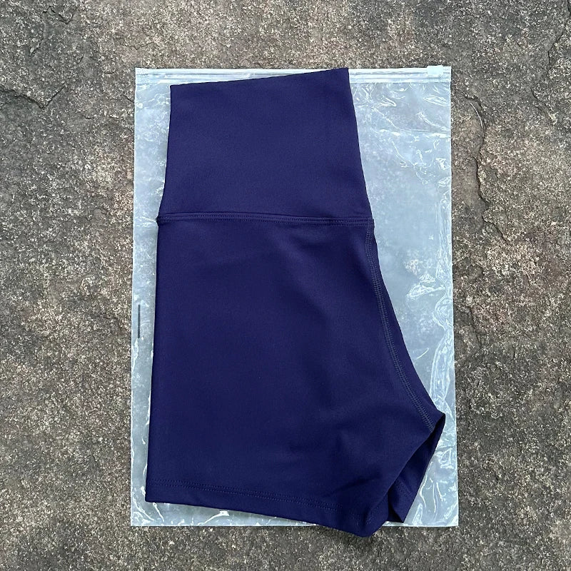 HIGH WAIST YOGA BIKER SHORTS