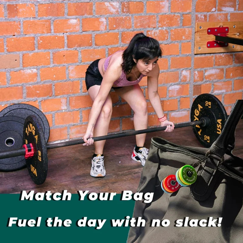 Silicone Dumbbell Keychain  Gym Lovers