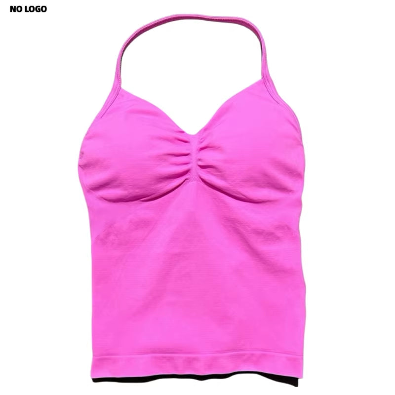 Longline Open Back Halter Top 