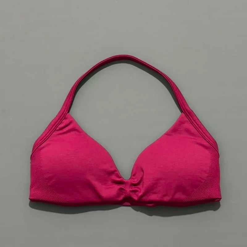 STRAPPY SEAMLESS YOGA BRA