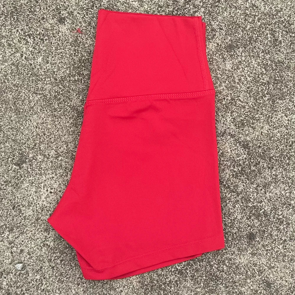HIGH WAIST YOGA BIKER SHORTS