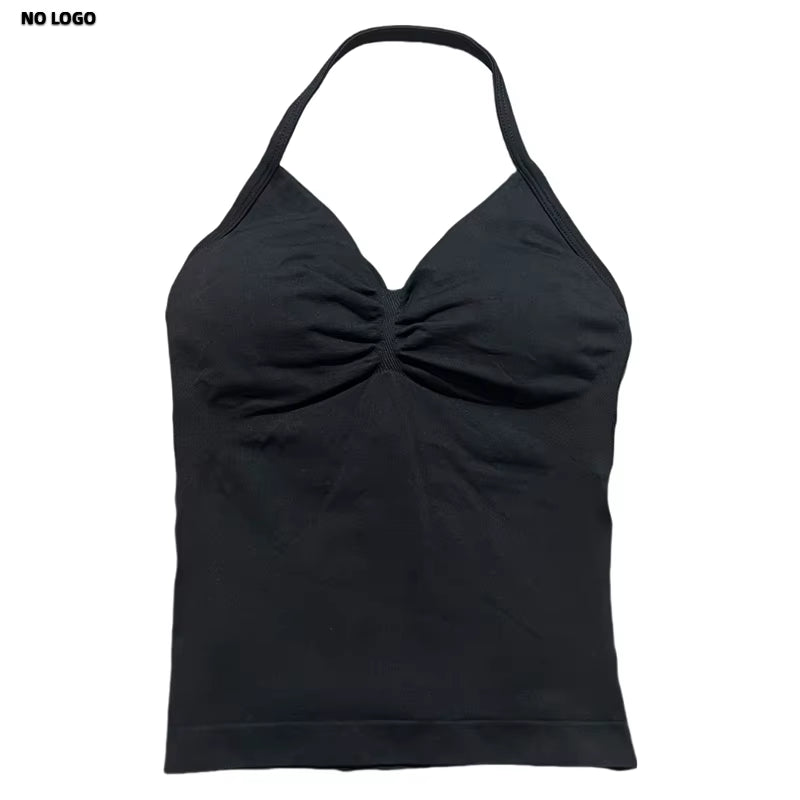 Longline Open Back Halter Top 