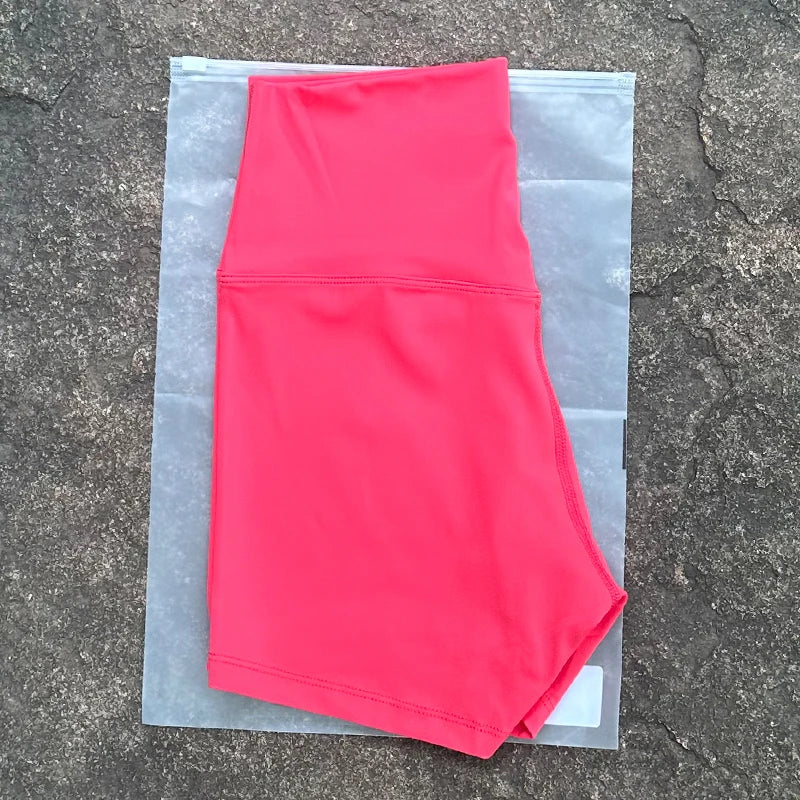 HIGH WAIST YOGA BIKER SHORTS
