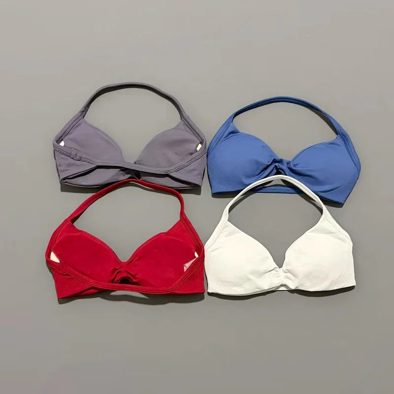 STRAPPY SEAMLESS YOGA BRA