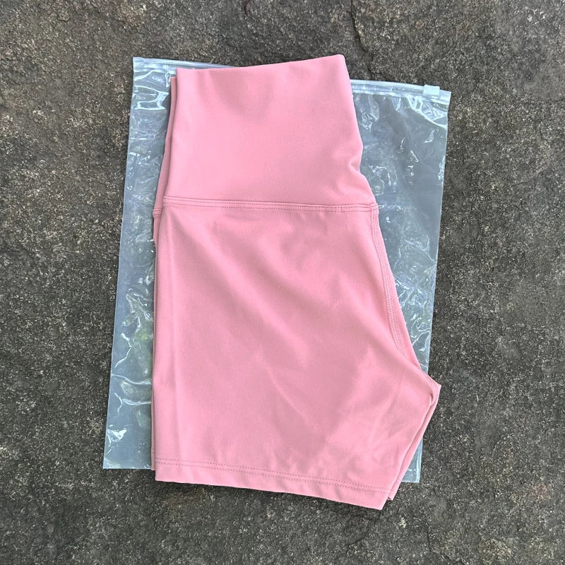 HIGH WAIST YOGA BIKER SHORTS