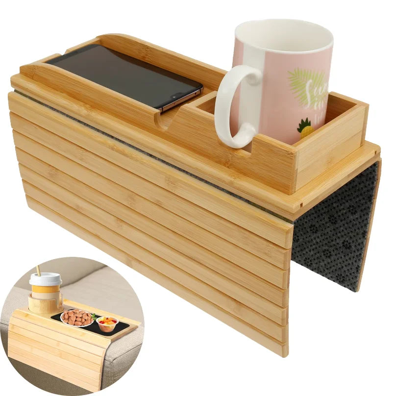 Foldable Bamboo Sofa Tray