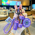 Dopamine Barbell Simulation Detachable Plates Keychain  