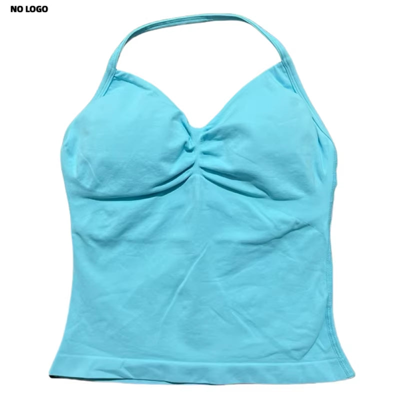 Longline Open Back Halter Top 