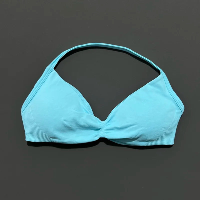STRAPPY SEAMLESS YOGA BRA