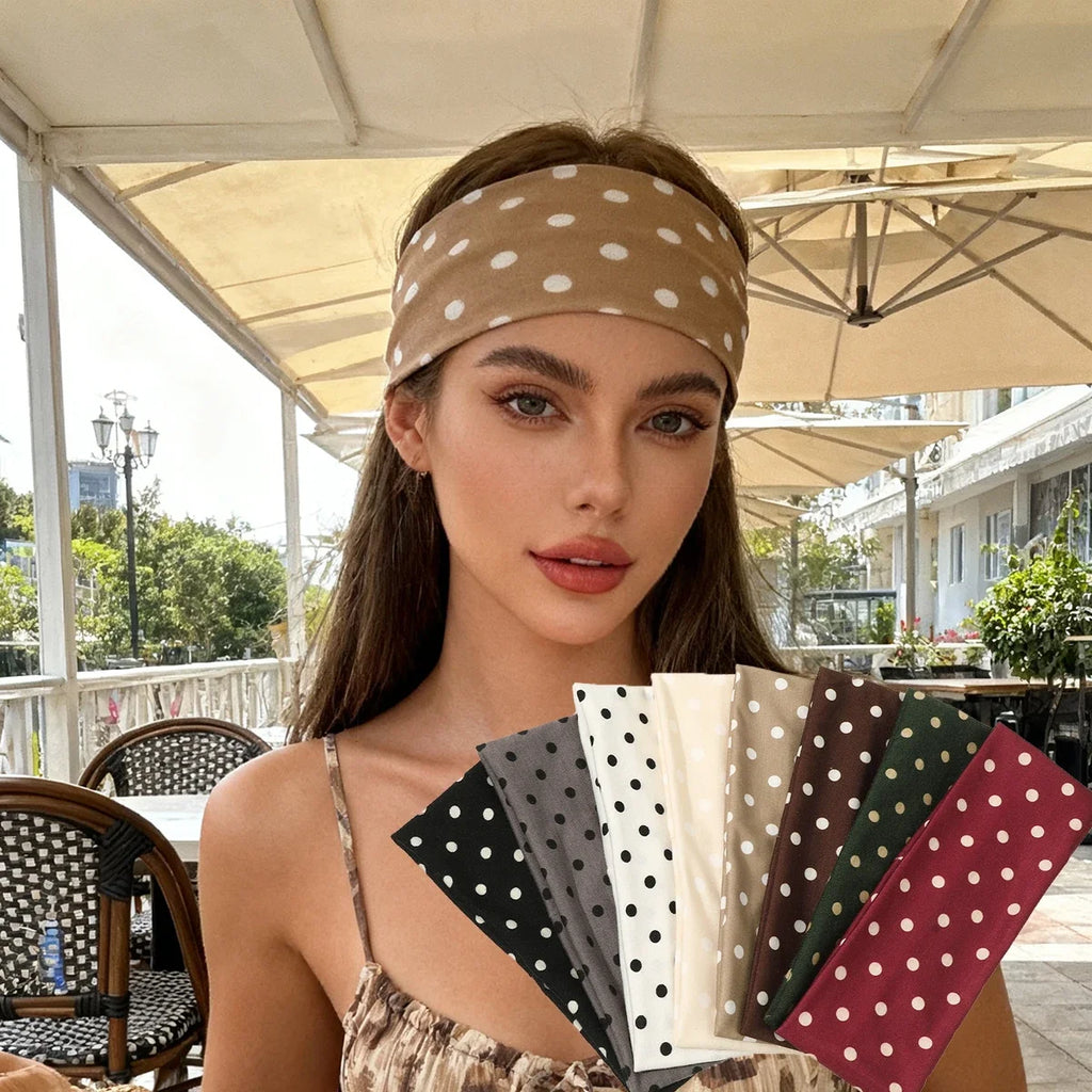 Polka Dot Sports Headband