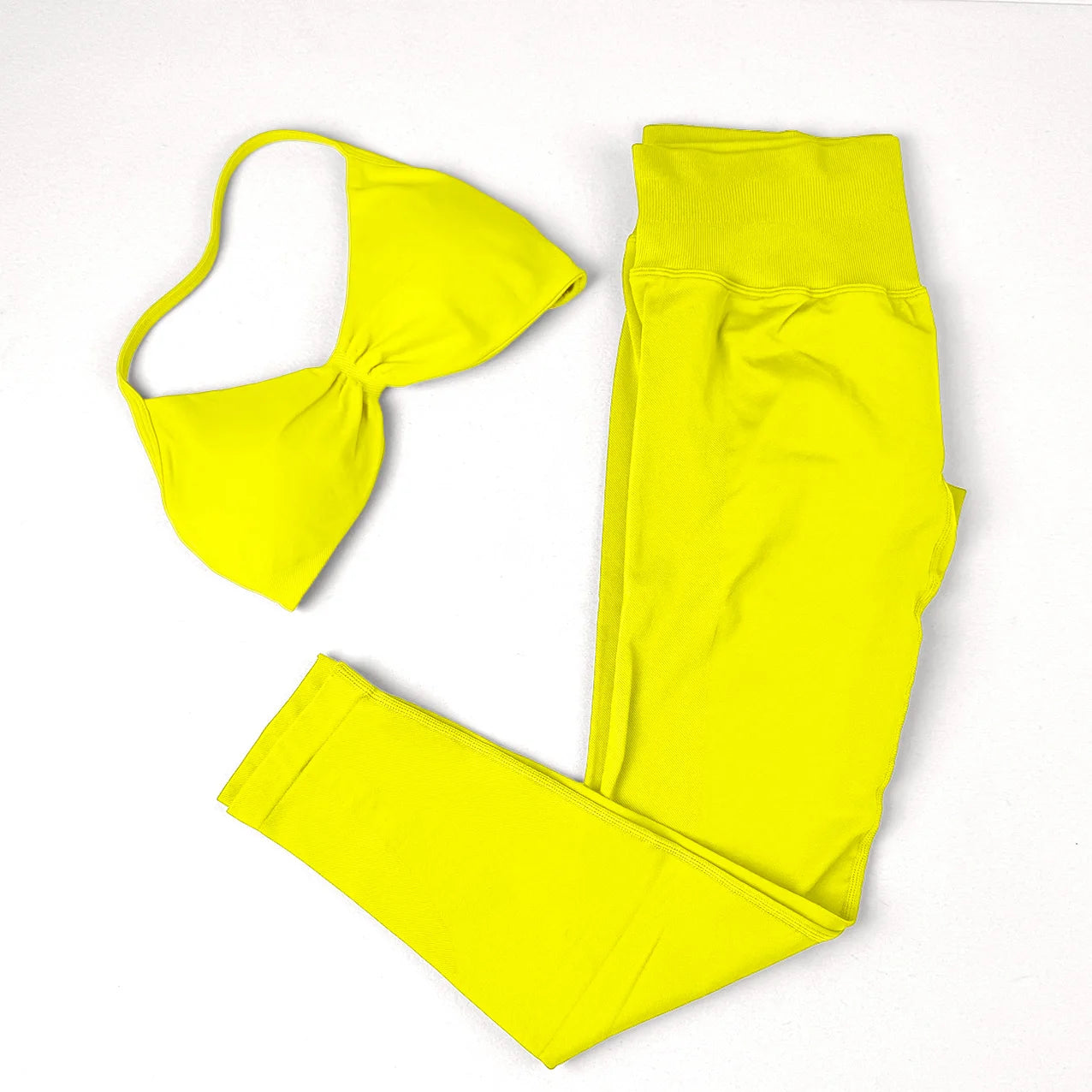 Two Piece  Seamless leggings and Bra Set