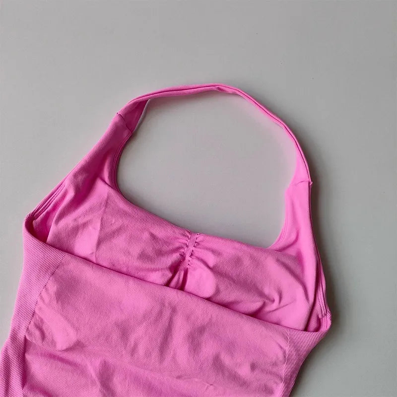 HALTER YOGA SPORTS BRA