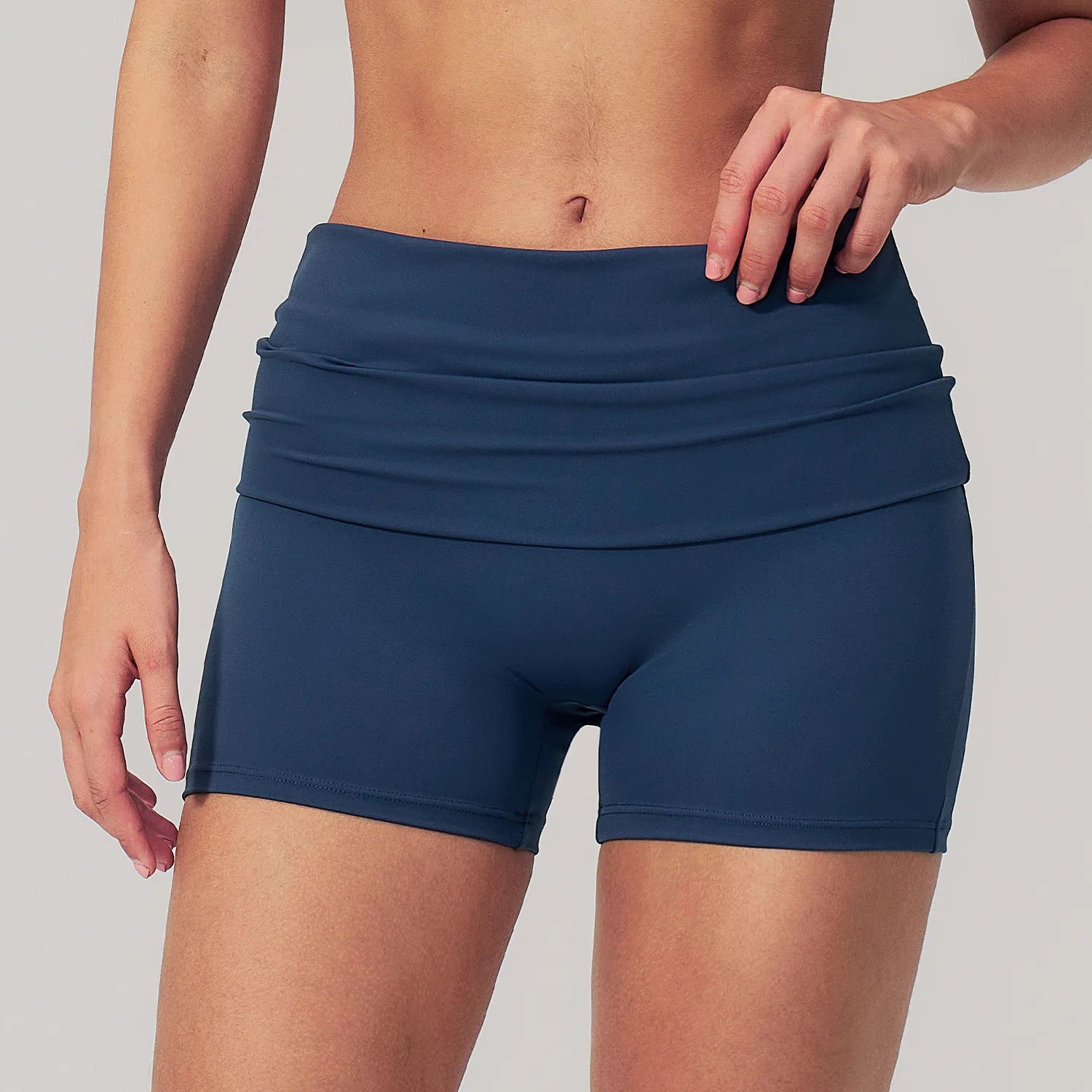 Butt Lifting Fold over Fitness Shorts 