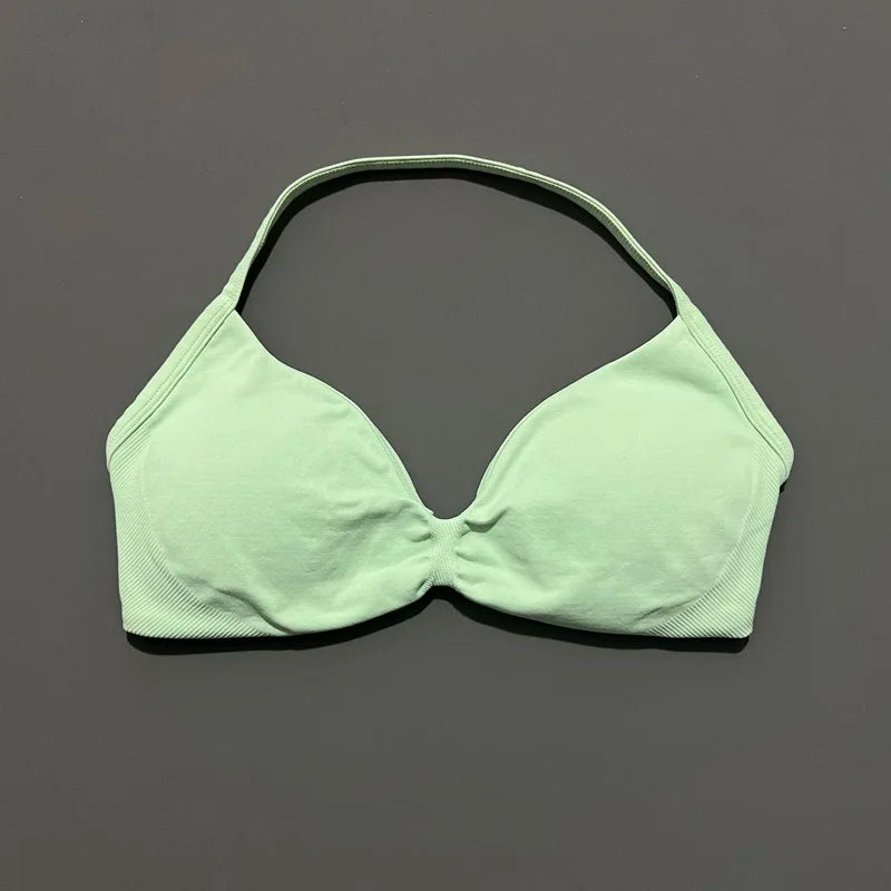 STRAPPY SEAMLESS YOGA BRA