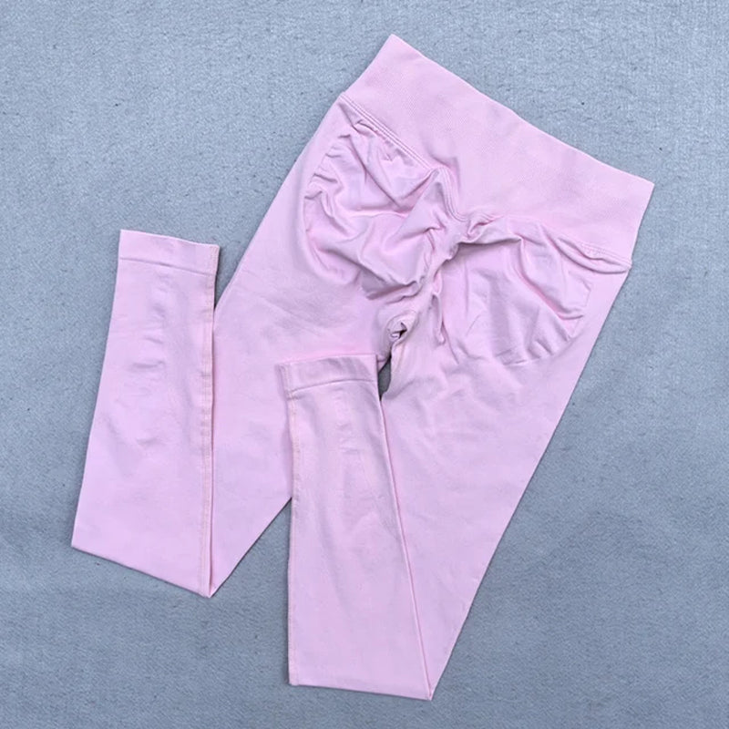 SEAMLESS SCRUNCH YOGA LEGGINGS