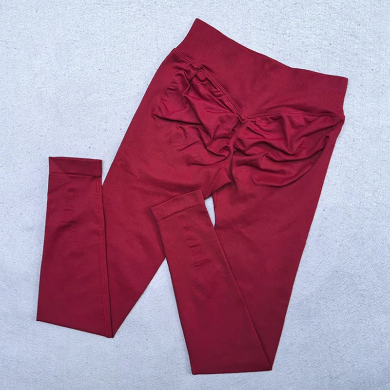 SEAMLESS SCRUNCH YOGA LEGGINGS