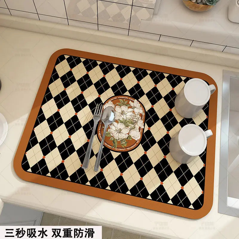 Super Absorbent Kitchen Drying Mat