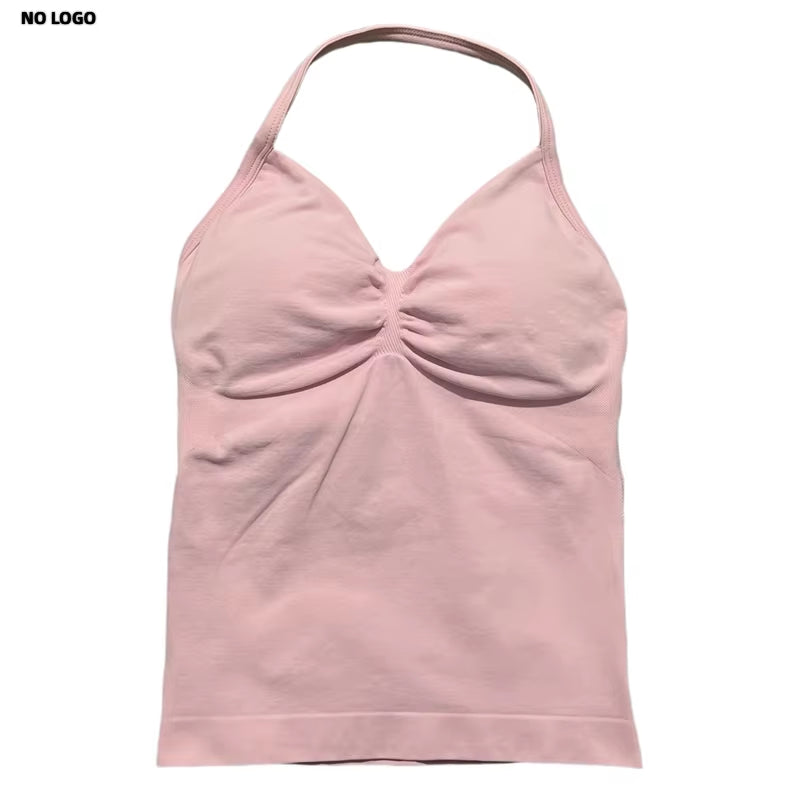 Longline Open Back Halter Top 